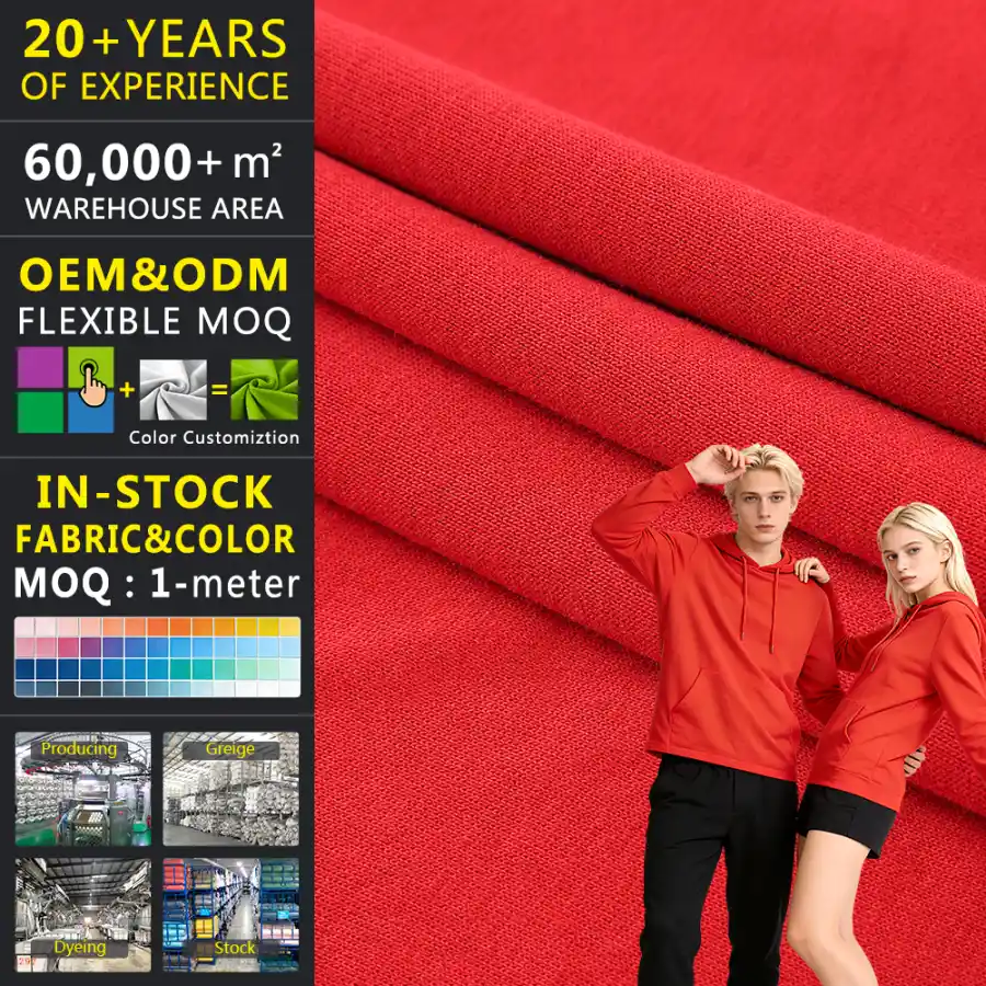 ผ้าฟร็องช์เทอร์รีหัวไบโอบรัด